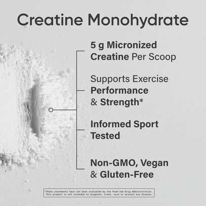 Sports Research Creatine Monohydrate - Gain Lean Muscle, Improve Performance and Strength and Support Workout Recovery* - 5 g Micronized Creatine - 17.64 oz Sports Research buy supplements Au