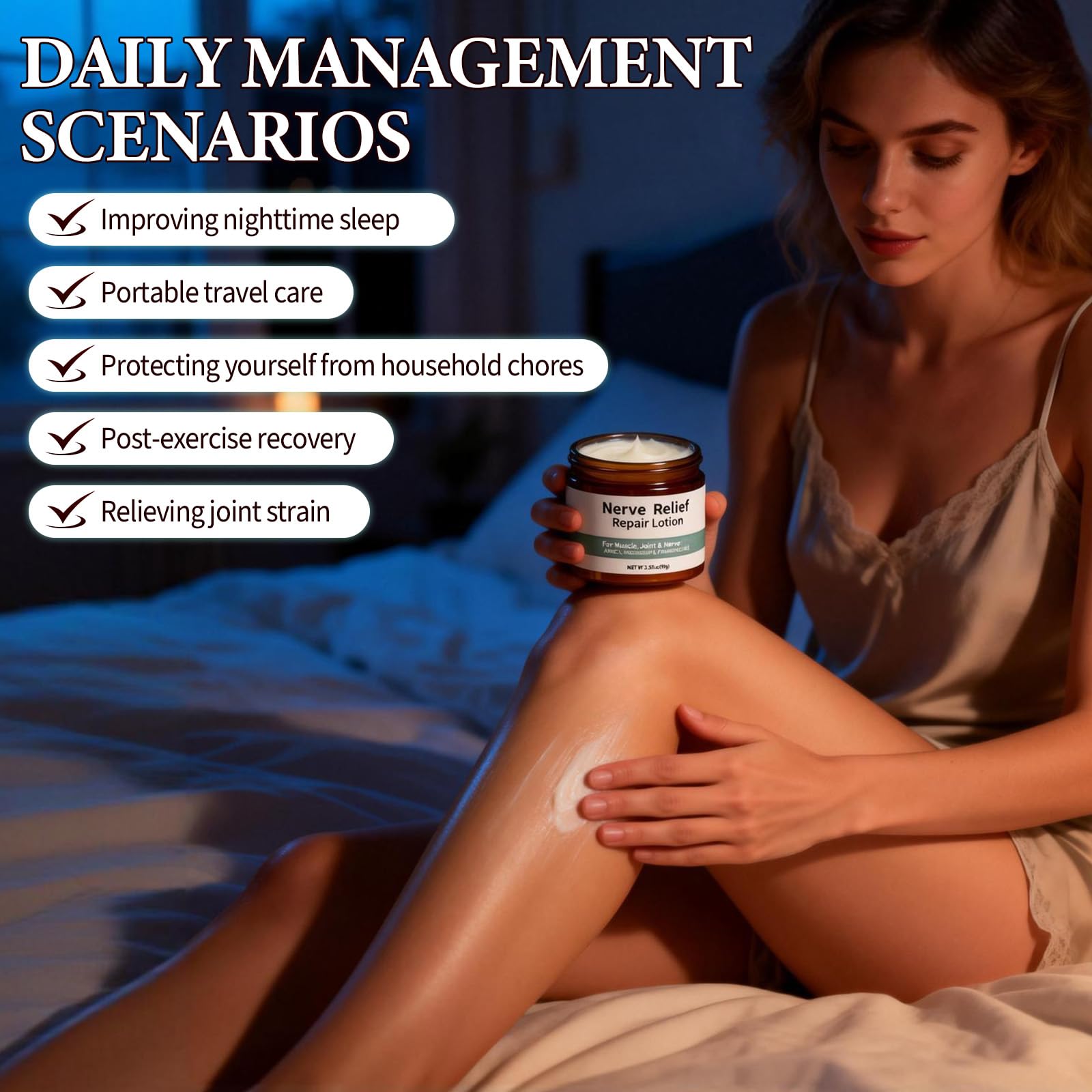 DESKPAL 2PCS Alcura Nerve Cream, Alcura Neuropathy Lotion with Arnica, Magnesium for Body, Joint, Knee, Lumbar, Neck, Hand and Feet DESKPALBuy Supplements Australia