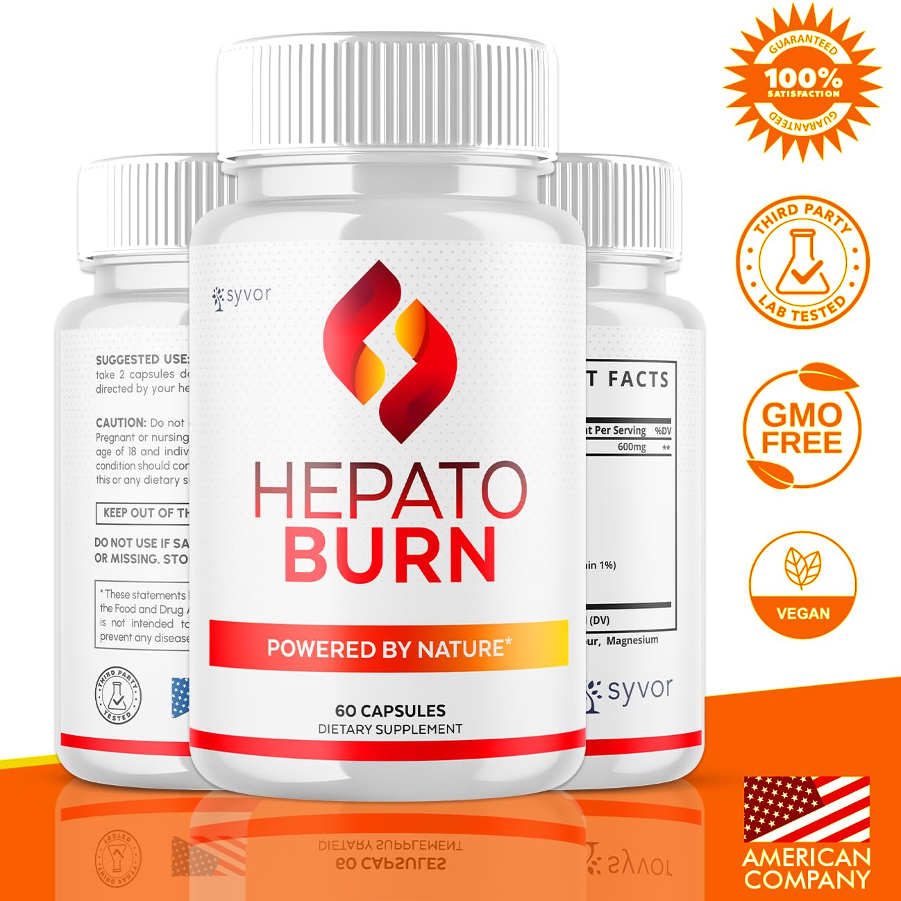(3 Pack) Hepato Burn Capsules, Official Hepato Burn Pills with All Natural Premium Ingredients, Hepatoburn Energy and Fitness Vitamin Supplement, Hepatoburn Lifestyle Powered by Nature (180 Capsules) Syvor buy supplements Au