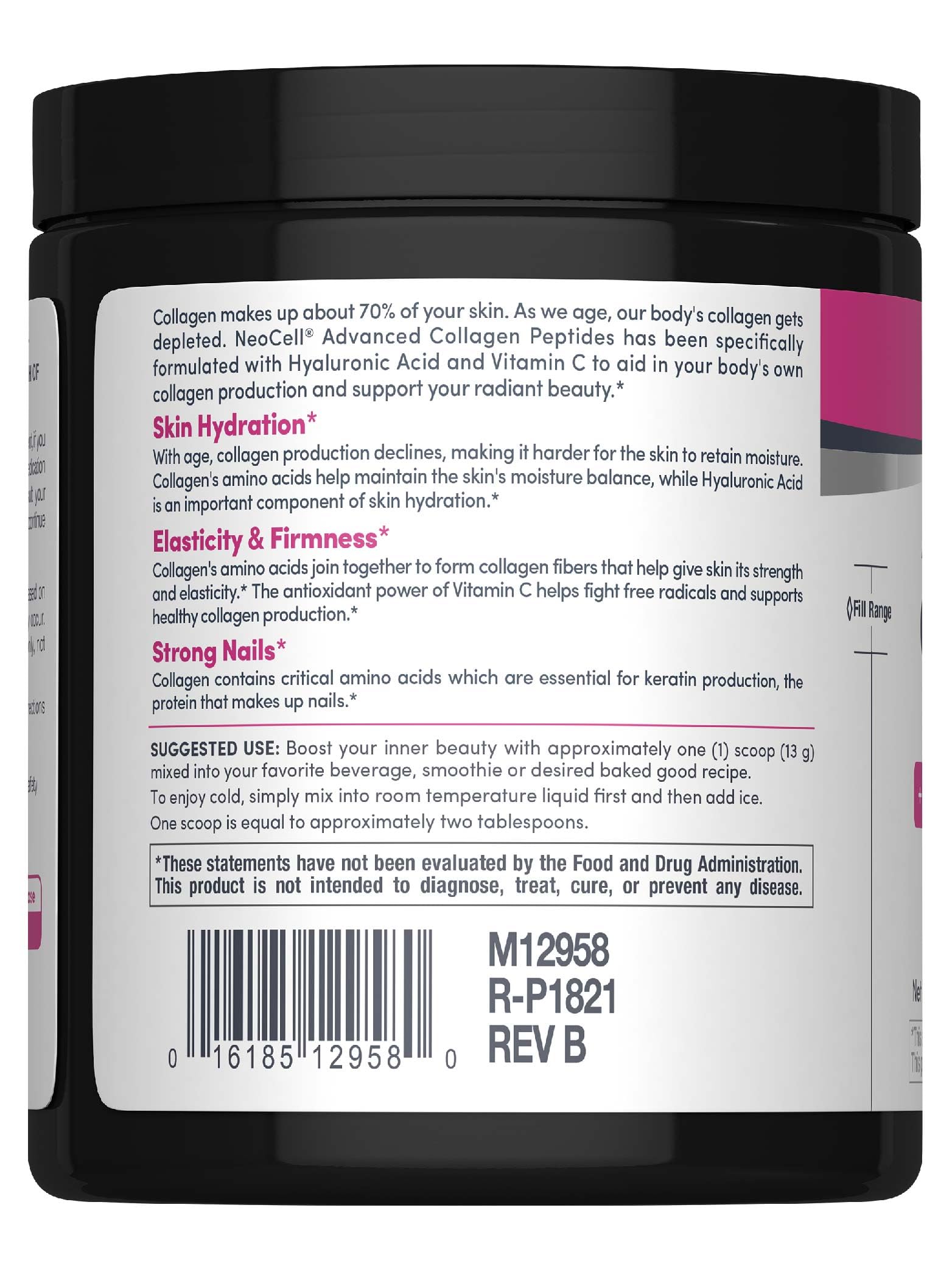 NeoCell Collagen Peptides Powder | 6.9 oz | Unflavored Supplement | with Vitamin C and Hyaluronic Acid | Advanced Formula | Hair, Skin, & Nails | for Women and Men NeoCell buy supplements Au