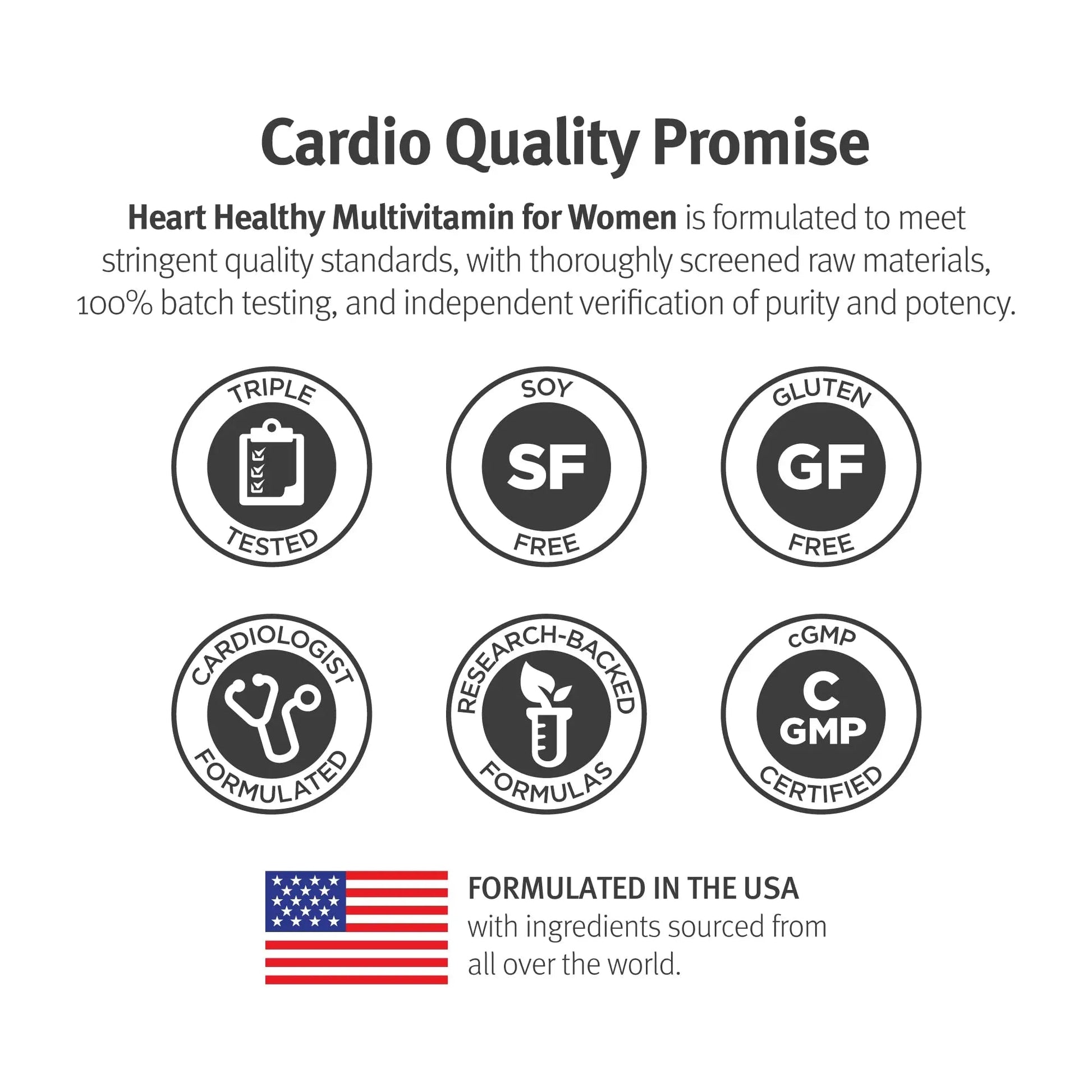 Dr. Sinatra Heart Healthy Multivitamin for Women with Vitamin D 1000 IU, A, B12, C, E, Biotin, Folate, and Zinc, 90 Tablets (30-Day Supply) Dr. Sinatra