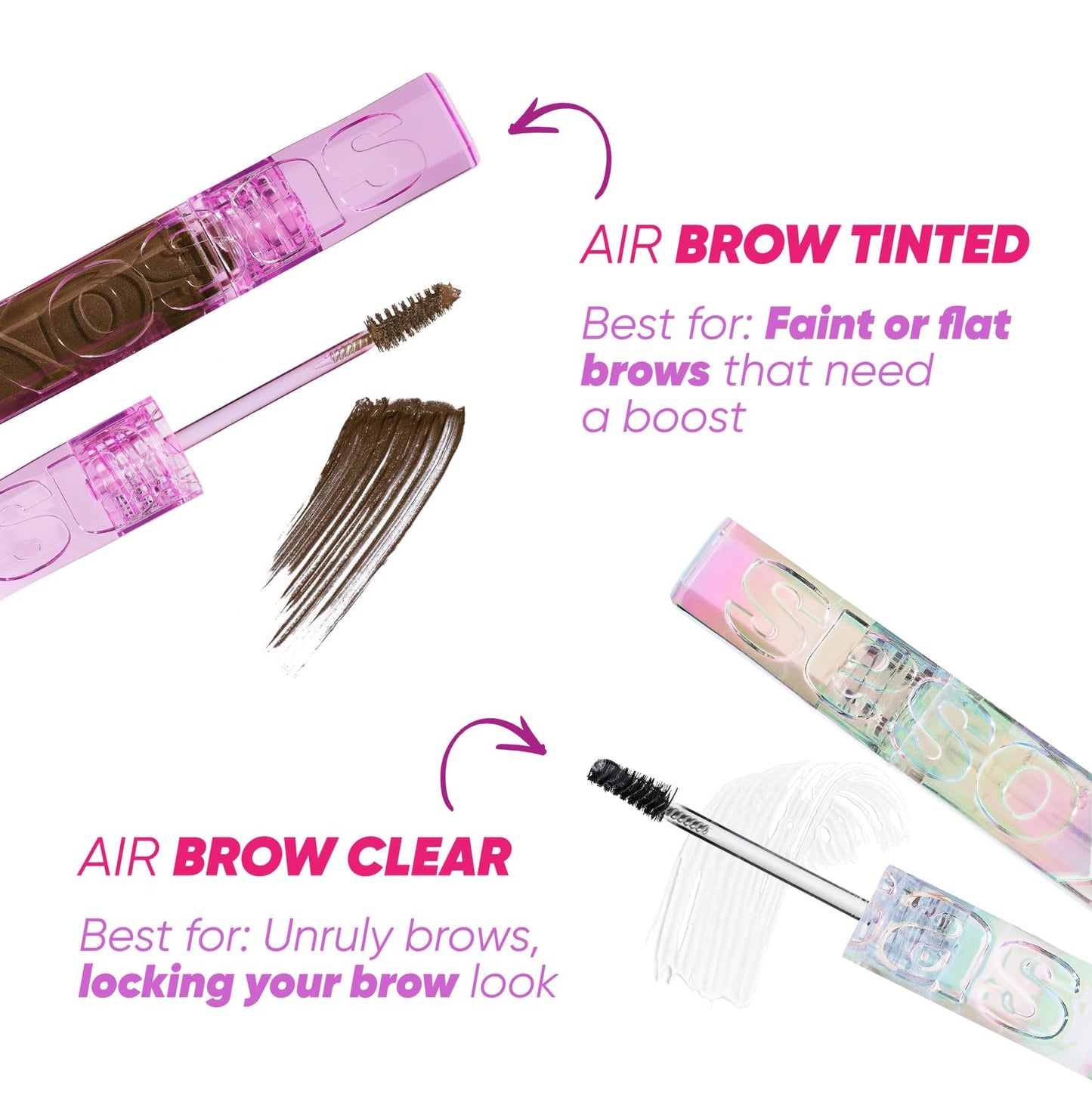 Kosas Air Brow Tinted Eyebrow Gel – Volumizing Brow Gel with Flexible Long-Lasting Hold, Clear Kosas buy supplements Au