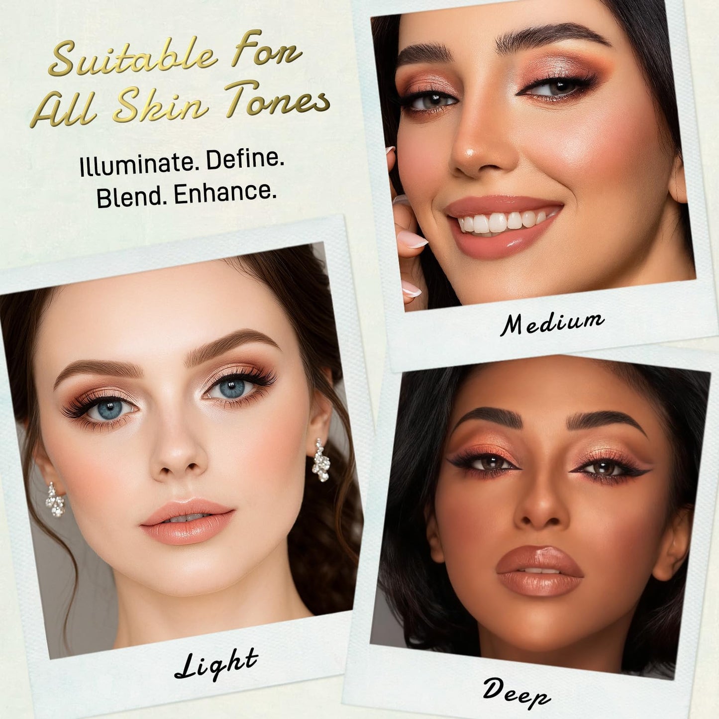 UCANBE Full Size Baked Makeup Palette Set - Include Blush, Bronzer, 8 Eyeshadows & Brushes, Pigmented All-in-One Face & Eye Compact Powder Beauty Holiday Gift Kit for Starter & Pros, Travel Friendly UCANBEBuy Supplements Australia