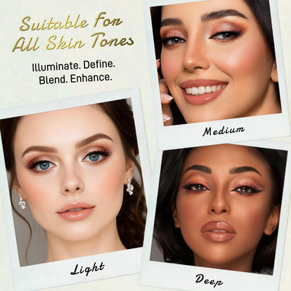 UCANBE Full Size Baked Makeup Palette Set - Include Blush, Bronzer, 8 Eyeshadows & Brushes, Pigmented All-in-One Face & Eye Compact Powder Beauty Holiday Gift Kit for Starter & Pros, Travel Friendly UCANBEBuy Supplements Australia