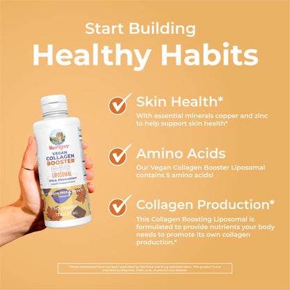 MaryRuth Organics Collagen Booster Liposomal, Sugar Free, Liquid Collagen Booster with Vitamin C, Vitamin E, Zinc, Copper & Silica, Skin Care & Joint Support Supplement, Vegan, Non-GMO, 7.6 Fl Oz MARYRUTH'S buy supplements Au