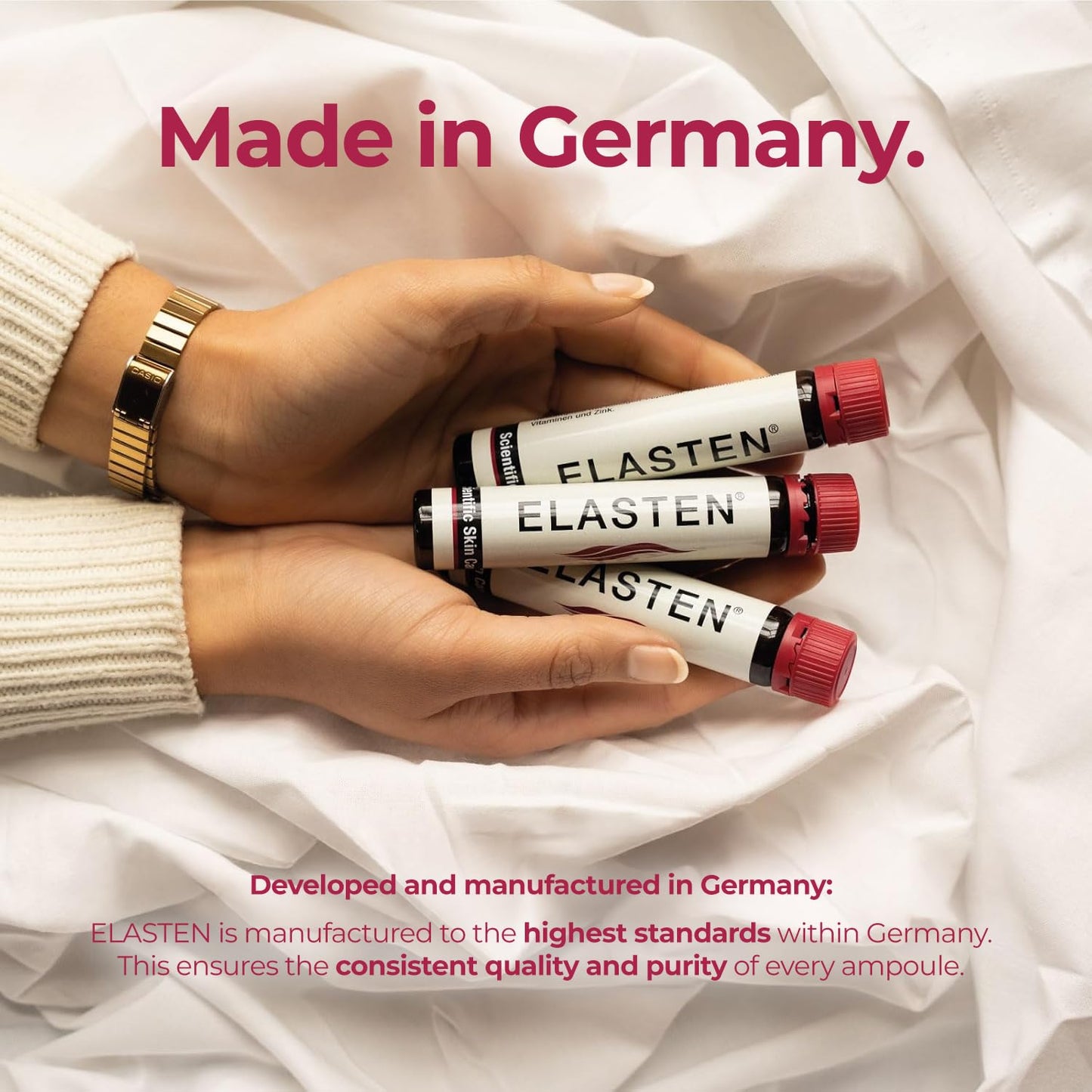 ELASTEN Clinically Tested Collagen Complex for Radiant Skin from Within – Reduces Fine Lines – Supports Healthy Connective Tissue – 28 Liquid Collagen Ampoules (0.85 fl oz / 25 ml Each) Elasten buy supplements Au