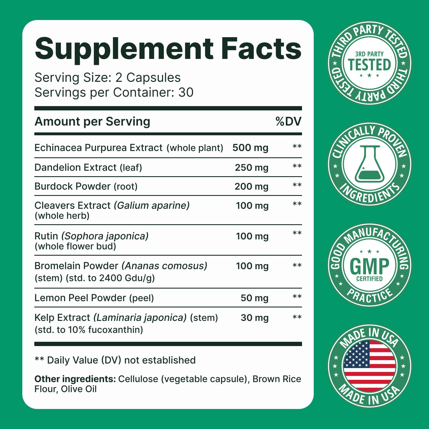 Sculptique Lymphatic Drainage Supplement – Lymphatic Drainage Capsules with Dandelion, Burdock, Cleavers & Echinacea, Supports Bloating, Fluid Balance & Daily Lymphatic Wellness – 60 Capsules Sculptique buy supplements Au
