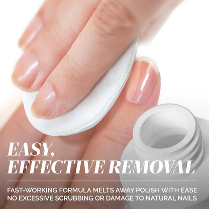 LONDONTOWN Acetone-Free Nail Polish Remover – Fast-Acting, Gentle Formula with Vitamins A & E, Removes Glitter & Dark Polish