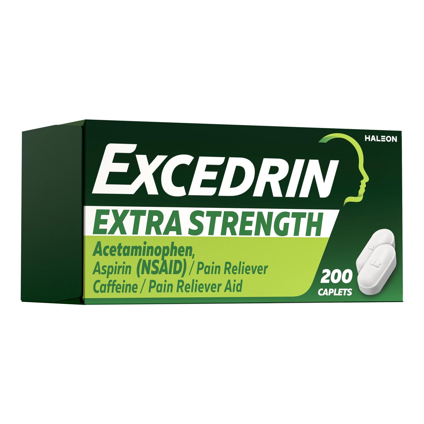 Excedrin Extra Strength Pain Relief Caplets for Headache Relief, Acetaminophen 250mg, Aspirin 250mg, Caffeine 65mg, Pain Reliever, 200 Count Excedrin buy supplements Au