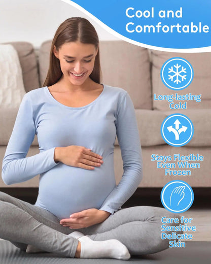 nalax Hemorrhoid Ice Pack 2 Pack – Ultra-Soft Reusable Cooling Gel Pads for Fast Relief, FSA-HSA Eligible Cold Therapy for Hemorrhoid Sufferers & Postpartum Moms, Includes 2 Storage Cases nalaxBuy Supplements Australia