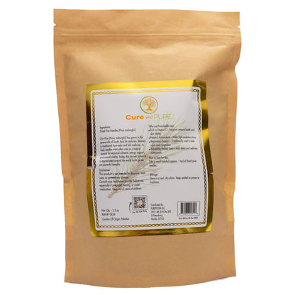 Cure Wid Pure Pine Needle Tea 3.5 Oz – 50 Cups Pine Tea – Wild Harvested from Pakistan in Eco-Friendly Resealable Pouch | Aromatic & Soothing Caffeine-Free Herbal Tea, Antioxidant & Immune Support Cure wid Pure buy supplements Au