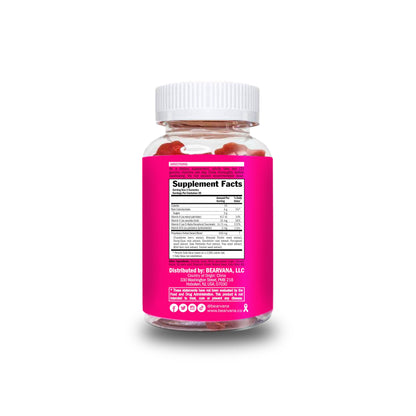 BEARVANA Top Support Women’s Multivitamin Gummies | Herbal & Vitamin Gummy Supplement for Daily Wellness | Berry Flavor | 60 Gummies