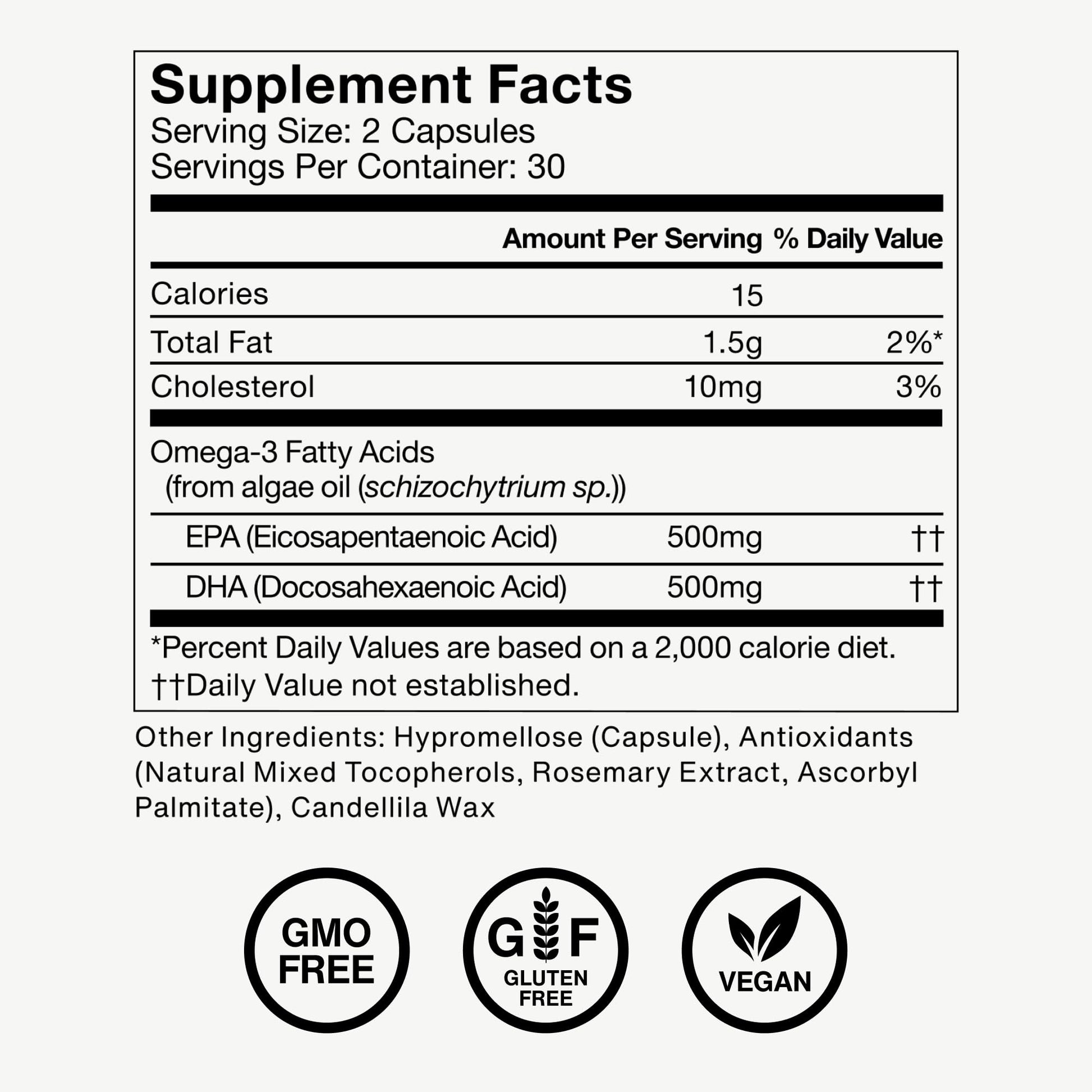 Momentous Vegan Omega-3 - Plant-Based EPA & DHA Supplement for Men & Women - Sourced from Algae Oil - Supports Heart, Joint, & Brain Health - NSF Certified for Sport - 1,000 mg - 30 Servings Momentous buy supplements Au