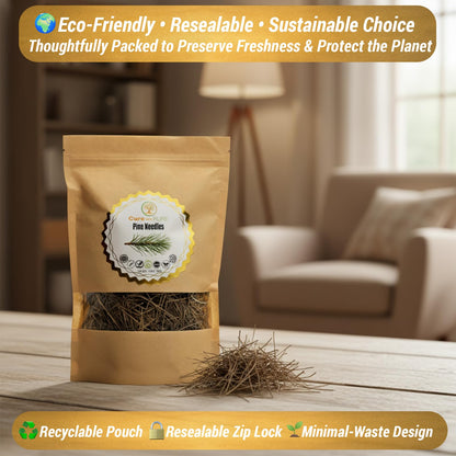 Cure Wid Pure Pine Needle Tea 3.5 Oz – 50 Cups Pine Tea – Wild Harvested from Pakistan in Eco-Friendly Resealable Pouch | Aromatic & Soothing Caffeine-Free Herbal Tea, Antioxidant & Immune Support Cure wid Pure buy supplements Au