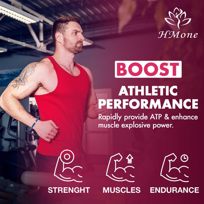 HMone Creatine Monohydrate Gummies - 5g for Men & Women, 160 Count and Creatine Chewable Supplements for Muscle Gain, Muscle Strength, Energy Boost