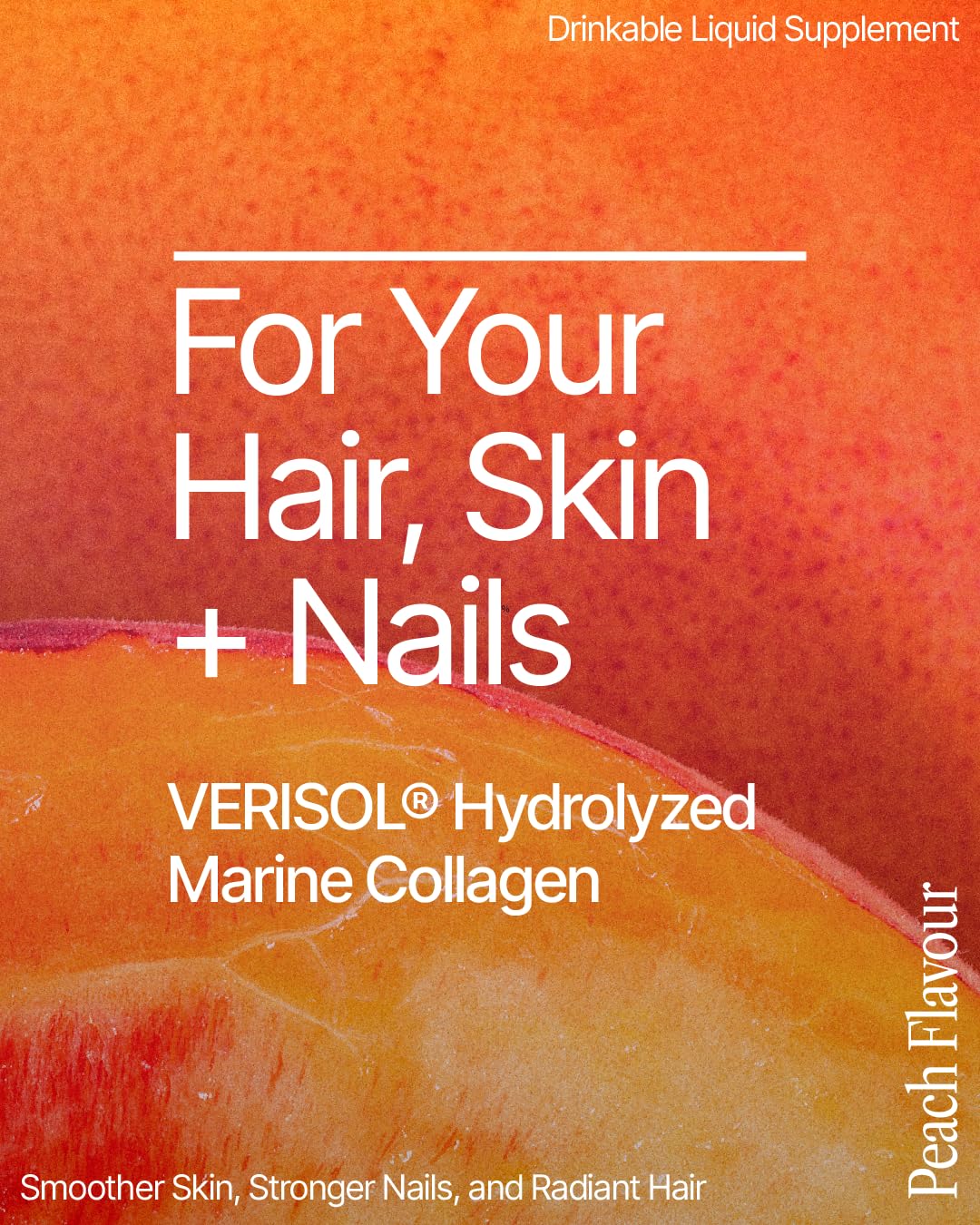 BeMe Liquid Collagen for Women - 2500mg Verisol Collagen Liquid with Biotin, CoQ10 & Vitamin C - Clinically Proven Collagen Peptides for Hair, Skin & Nails - 30 Peach Sachets BeMe buy supplements Au