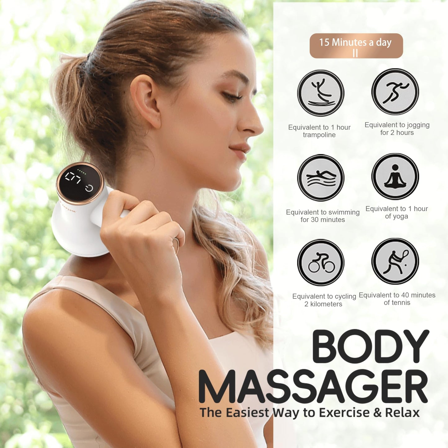 ZY ZERYEW Cordless Cellulite Massager, Handheld & Mini Lymphatic Drainage Massager, Massage Stomach Belly Arms Legs, Body Sculpting Machine for Women Female at Home -1.1lb Weight ZY ZERYEW buy supplements Au