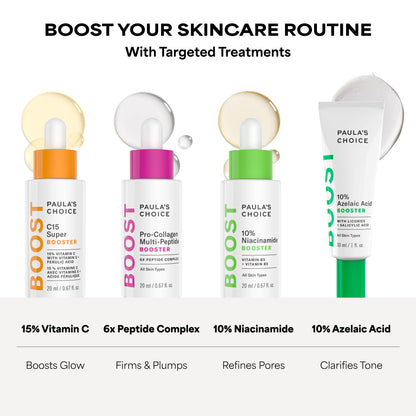 Paula's Choice BOOST C15 Super Booster, 15% Vitamin C Serum for Face, Face Serum with Vitamin E & Ferulic Acid