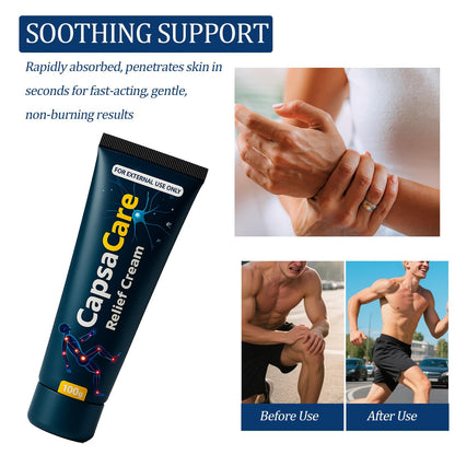 CapsaCare Neuropathy Relief Cream - with Capsaicin & Arnica, Menthol for Muscle & Joint Comfort, Fast Absorbing Formula for Feet, Hands, Legs, and Waist (2Pcs) MCArthurBuy Supplements Australia