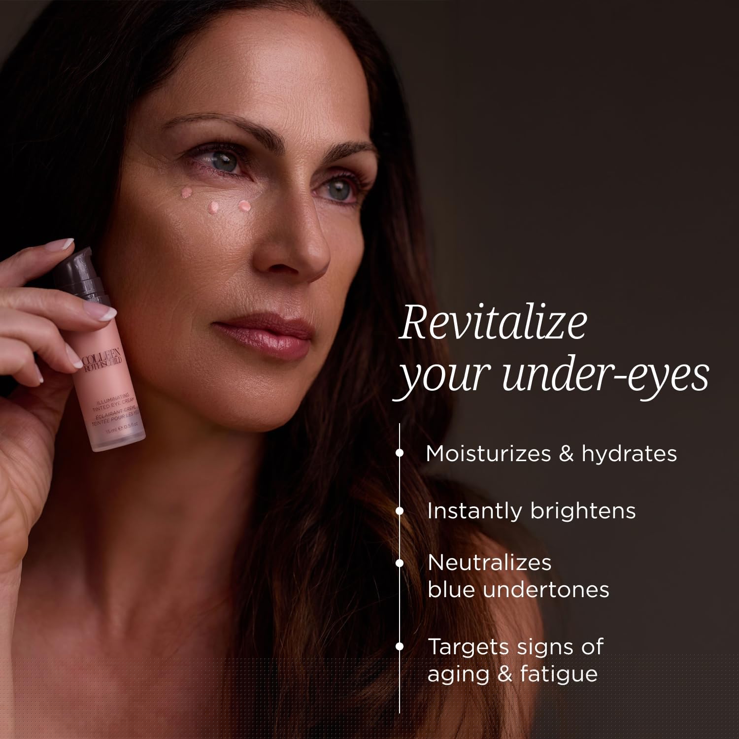 COLLEEN ROTHSCHILD Illuminating Tinted Eye Cream | Instant Brightening Effect | Nourishes & Targets Dark Circles | With Hyaluronic Acid, Caffeine, Pearlized Pigments & Peptides (0.5 fl oz) COLLEEN ROTHSCHILDBuy Supplements Australia