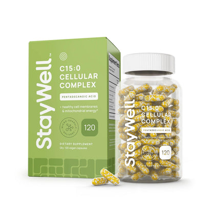 C15:0 Pentadecanoic Acid Supplement | Longevity, Cellular & Membrane Support, Micro-Granule Enhanced Absorption, Phosphatidylcholine, L-Carnitine,