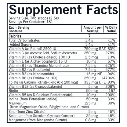 Super Nu-Thera Powder - Hypoallergenic - Unflavored - 16 Ounces Kirkman buy supplements Au