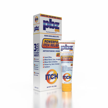 PBZ OTC Antihistamine Cream with 1% Tripelennamine HCl, Kid Safe Itch Relief, 1 oz PBZ buy supplements Au