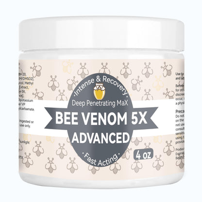 AEROMAXX Organic Bee Venom Muscle Joint Cream, 10x Maximum Caring Ointment, Soothe Shoulder, Back, Neck, Hands, Knuckles, Elbows, Feet, Leg, Knees, Ankle, Meniscus, for Adults, Elderly AEROMAXXBuy Supplements Australia