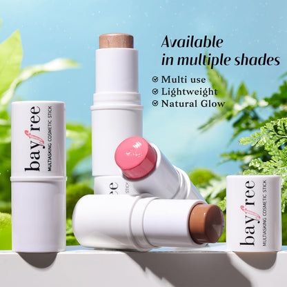 KIMUSE Face Sticks Trio, Cream Blush Stick & Highlighter Stick & Contour Stick for Sculpt the Cheeks, Long Lasting Cream Contour Stick Trio for Face Makeup, with Brush KIMUSEBuy Supplements Australia