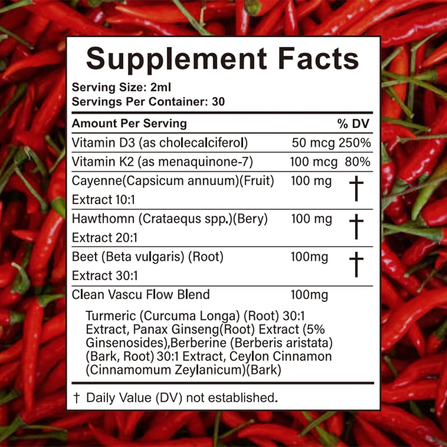 VelestOff Cayenne Pepper Drops - VelestOff Cayenne Circulation Blood Pressure Blend - Cayenne Pepper Hawthorn Beet Root Turmeric Vitamin K2 D3-2 OZ (2 PCS) Velestoff buy supplements Au