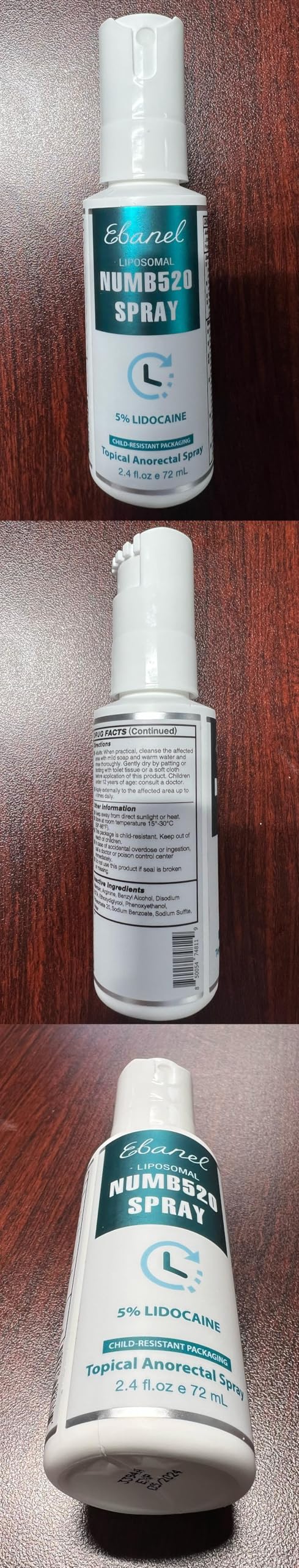 Ebanel Bundle of 5% Lidocaine Numbing Spray and Tattoo Aftercare Healing Balm