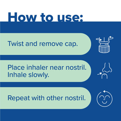 MOXE Migraine Rollon Stick & Nasal Inhaler, Fast Cooling Comfort for Headaches & Tension, Non-Medicated Soothing Vapors, Peppermint, Eucalyptus, and Other Essential Oils, Metal Roller, Made in USA MOXEBuy Supplements Australia