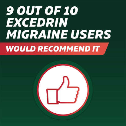 Excedrin Migraine Relief Caplets for Migraine Symptoms, Acetaminophen 250mg, Aspirin 250mg, Caffeine 65mg, Pain Reliever, 24 Count Excedrin buy supplements Au
