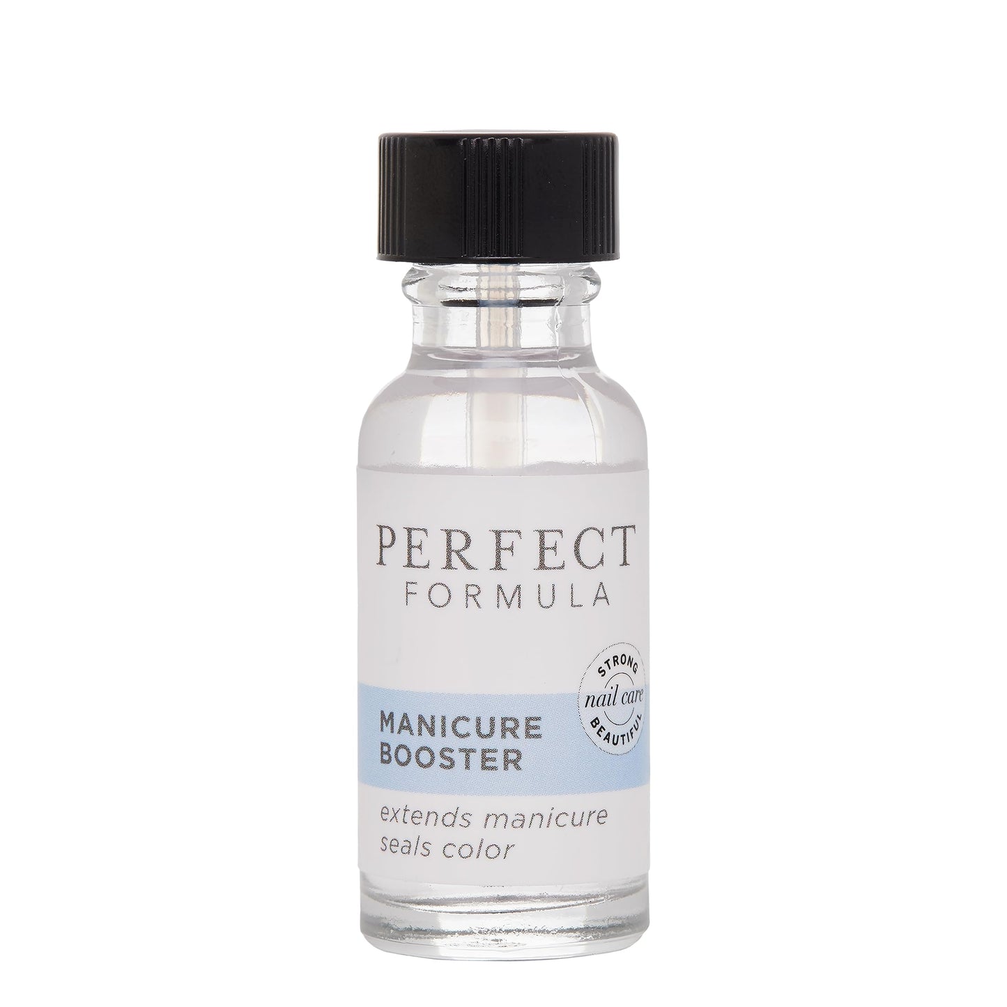 Perfect Formula Manicure Booster - Base and Top Coat Nail Strengthener, Keratin Treatment - Strengthener for Damaged Nails - Made In The USA .60 fl oz.