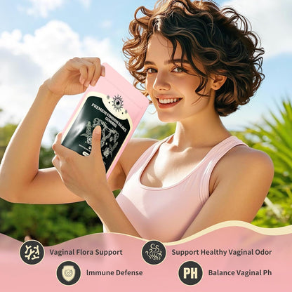 NIUSISE Feminine Balance Gummies, Premium Balance Supplement for Women PH Health, Immune Support, Energy Support, Vegan, Gluten-Free, Strawberry Flavor,
