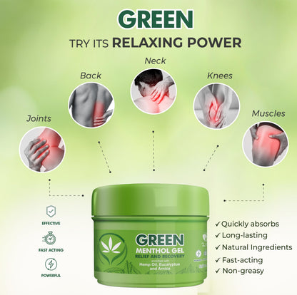 Ross D’Elen Green Menthol Gel Small - 3 Pack (3) ROSS D'ELENBuy Supplements Australia