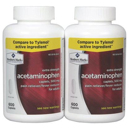 Members Mark Acetaminophen, 1200 Caplets, Pain Reliever, 500 mg MEMBER´S MARKBuy Supplements Australia