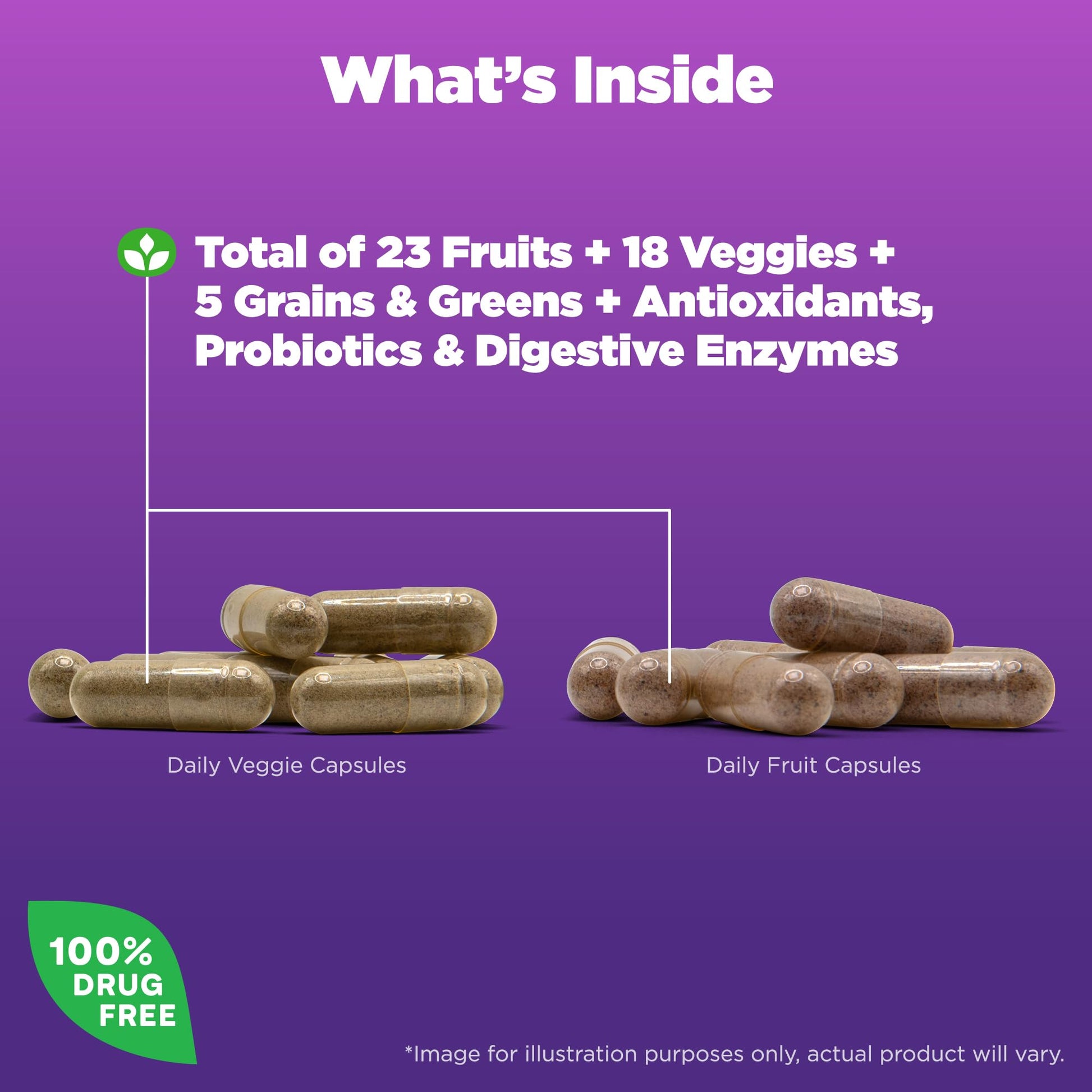 Natrol JuiceFestiv, Vitamins and Supplements for Nutrition & Well-Being, Antioxidants for Cellular Health, 90 Capsules (2-Count), Up to a 45 Day Supply NatrolBuy Supplements Australia