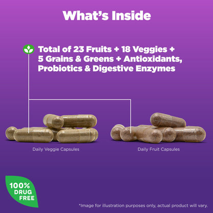 Natrol JuiceFestiv, Vitamins and Supplements for Nutrition & Well-Being, Antioxidants for Cellular Health, 90 Capsules (2-Count), Up to a 45 Day Supply NatrolBuy Supplements Australia