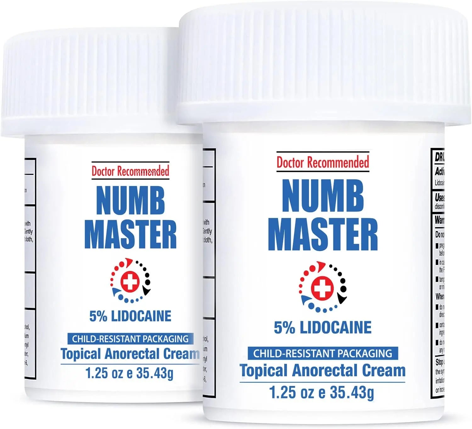 Clinical Resolution Numb Master 5% Lidocaine Topical Numbing Cream, 2 Pack of 1.25 Oz, Pain Relief Burn Itch Numb, Maximum Strength Topical Anesthetic with Allantoin, Vitamin E, Hemorrhoid Treatment Clinical ResolutionBuy Supplements Australia
