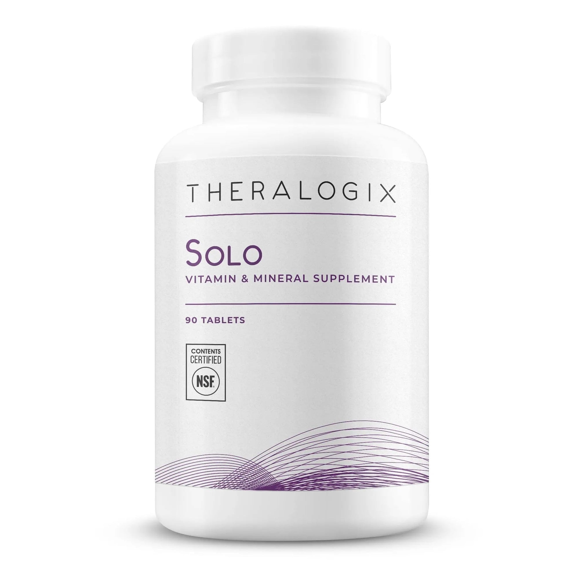 Theralogix Solo Multivitamin & Multimineral Supplement Without Iron - 90-Day Supply - Iron-Free Multivitamin Theralogix