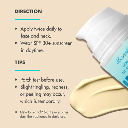 Ebanel Bundle of 2.5% Retinol Moisturizer and Serum