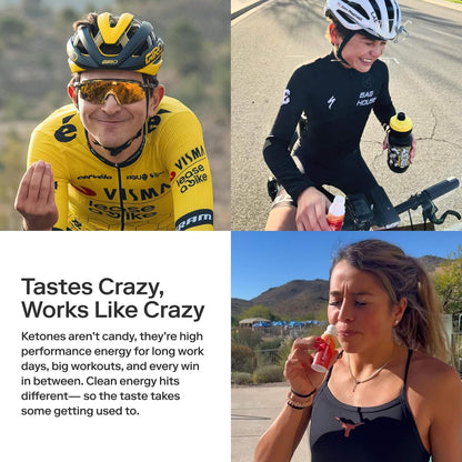 Ketone-IQ Ketone Energy Shots - 100mg Green Tea Caffeine, 5g Exogenous Ketones, and B Vitamins - 24 On The Go Caffeine Shots - Fast Acting Energy Drink (Green Apple) Ketone-IQ buy supplements Au