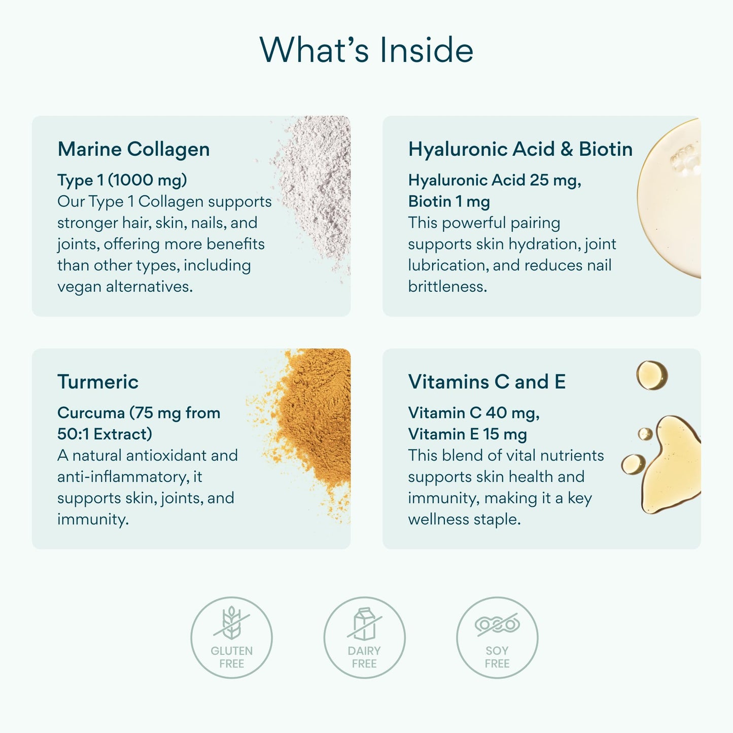 Bettervits Collagen Peptides Complex with Hyaluronic Acid & Turmeric | Hydrolyzed Marine Collagen Supplements for Women & Men | Collagen with Vitamin C for Skin, Hair, Nails & Joints – 60 Capsules Bettervits buy supplements Au