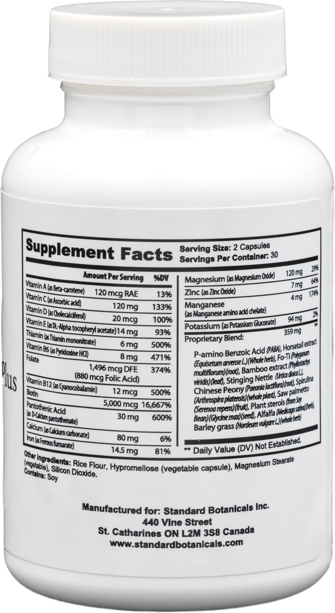 Dr's Nature & Nutrition Hair, Skin & Nail Plus Vitamin Supplement with Biotin 5000mcg, Bamboo Extract, Collagen Support - Extra Strength Beauty Supplement for Men and Women - 60 Capsules Dr's Nature & NutritionBuy Supplements Australia