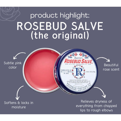 Smith's Rose Lip Balm Bulk- 3x0.5oz Premium All Purpose Lip Gloss Tubes & 3x0.8oz Lip Treatment Salve - Trio Lip Balm Tubes for Plump Lips & Cracked Skin Care - Christmas Gift Set, EBook GenericBuy Supplements Australia