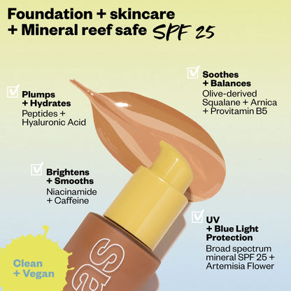 Kosas Revealer Liquid Foundation SPF 25 – Medium Buildable Coverage, Hydrating Natural Glow Finish, Medium Neutral 220 Kosas buy supplements Au