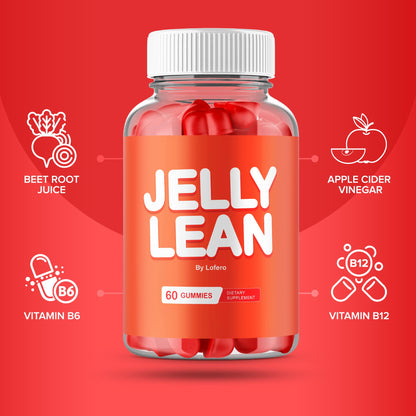 (2 Pack) Jelly Lean Gummies, JellyLean Gummys Loss Support Formula, Premium All-Natural Ingredients Advanced Maximum Strength for Overall Health & Wellness Supplement