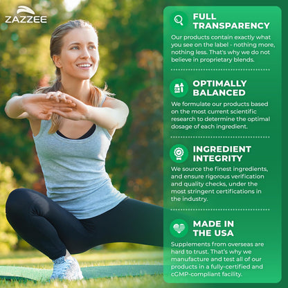 Zazzee USDA Organic Beet Root 20:1 Extract, 120 Vegan Quick Release Capsules, 4 Month Supply, Nitric Oxide Support, Black Pepper Extract for Enhanced Absorption