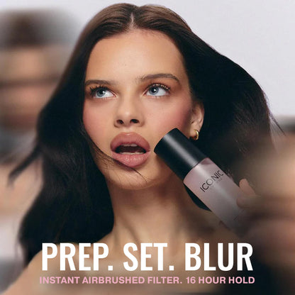 ICONIC LONDON Prep Set Blur Setting Spray | Makeup Fixing Spray, Blurs Imperfections and Gives Skin a Radiant Glow, Vegan Makeup, 120 mL / 4.05 Fl Oz. ICONIC LONDON buy supplements Au